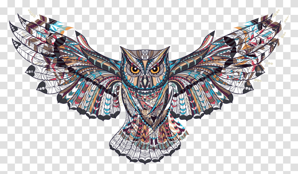 New Arrive Preview Of Owl Tattoo Owl Tattoo, Pattern, Ornament, Emblem, Symbol Transparent Png