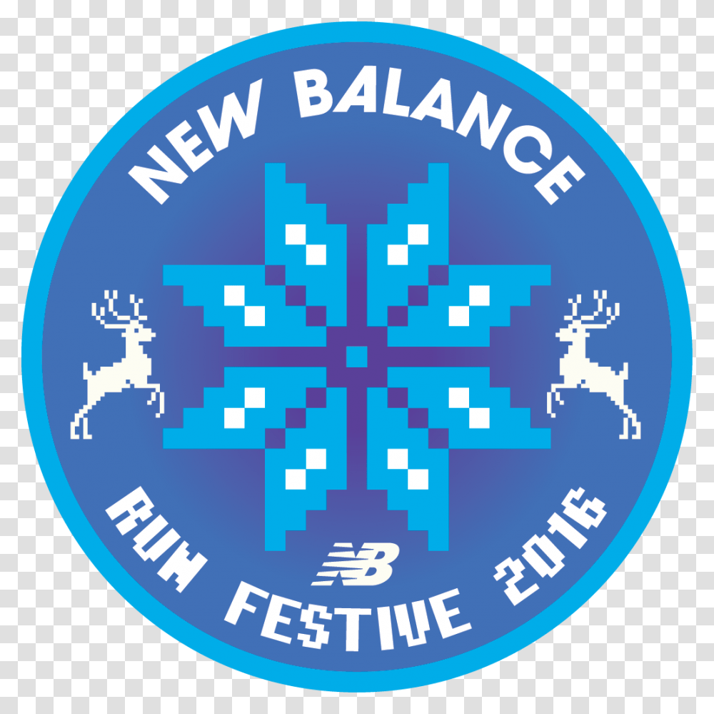 New Balance Run Festive Logo New Balance, First Aid, Trademark, Badge Transparent Png