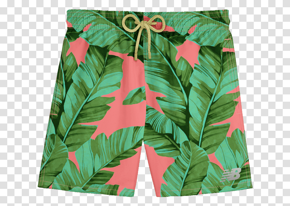 New Balance Swimsuits 5 Board Short, Leaf, Plant, Tree, Flower Transparent Png