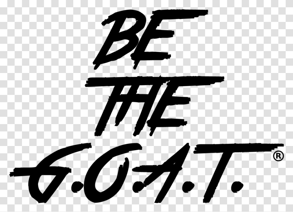New Be The Goat Iso Copy 2 Goat Text, Gray, World Of Warcraft Transparent Png