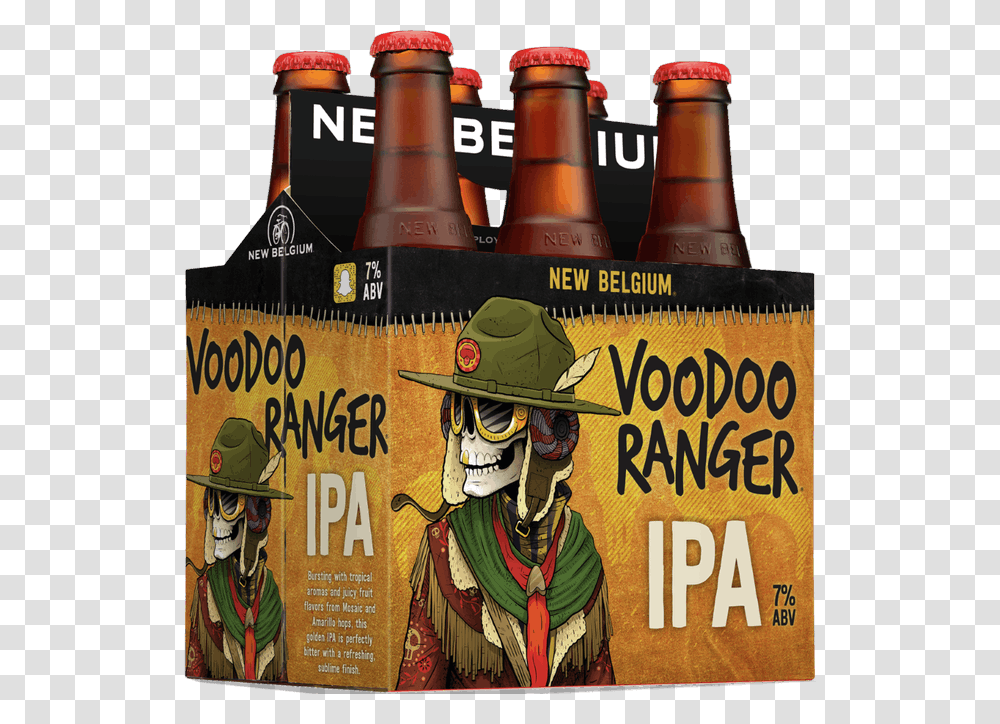 New Belgium Voodoo Ranger Ipa 6 Pack 12 Oz New Belgium Voodoo Ranger Ipa, Person, Human, Hat Transparent Png
