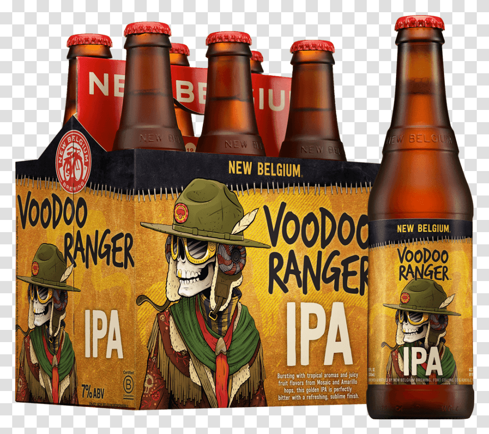 New Belgium Voodoo Ranger Ipa New Belgium Voodoo Ranger, Beer, Alcohol, Beverage, Drink Transparent Png
