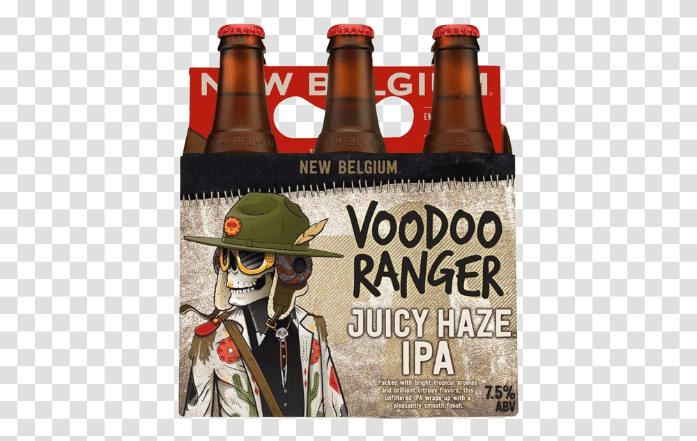 New Belgium Voodoo Ranger Juicy Haze Ipa Voodoo Ranger Juicy Haze Ipa, Beer, Alcohol, Beverage, Drink Transparent Png
