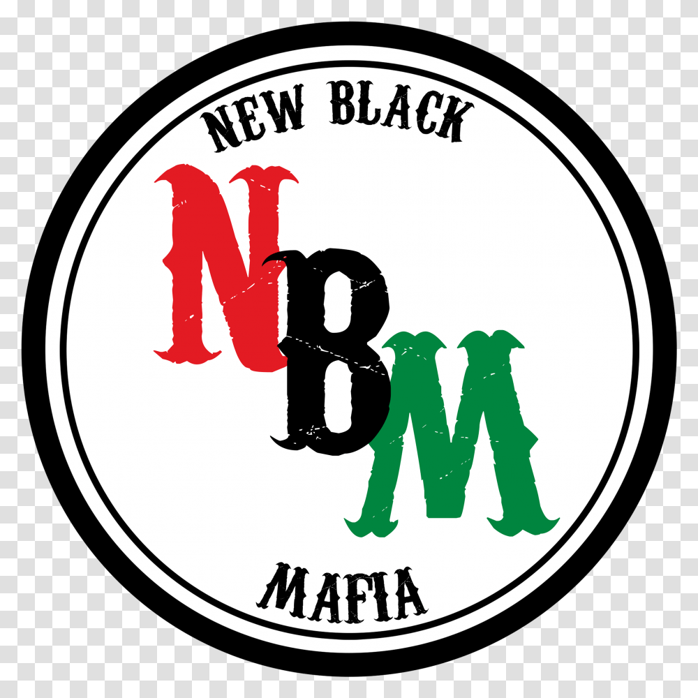 New Black Mafia Logo Work At The Disco, Label, Text, Symbol, Beverage Transparent Png
