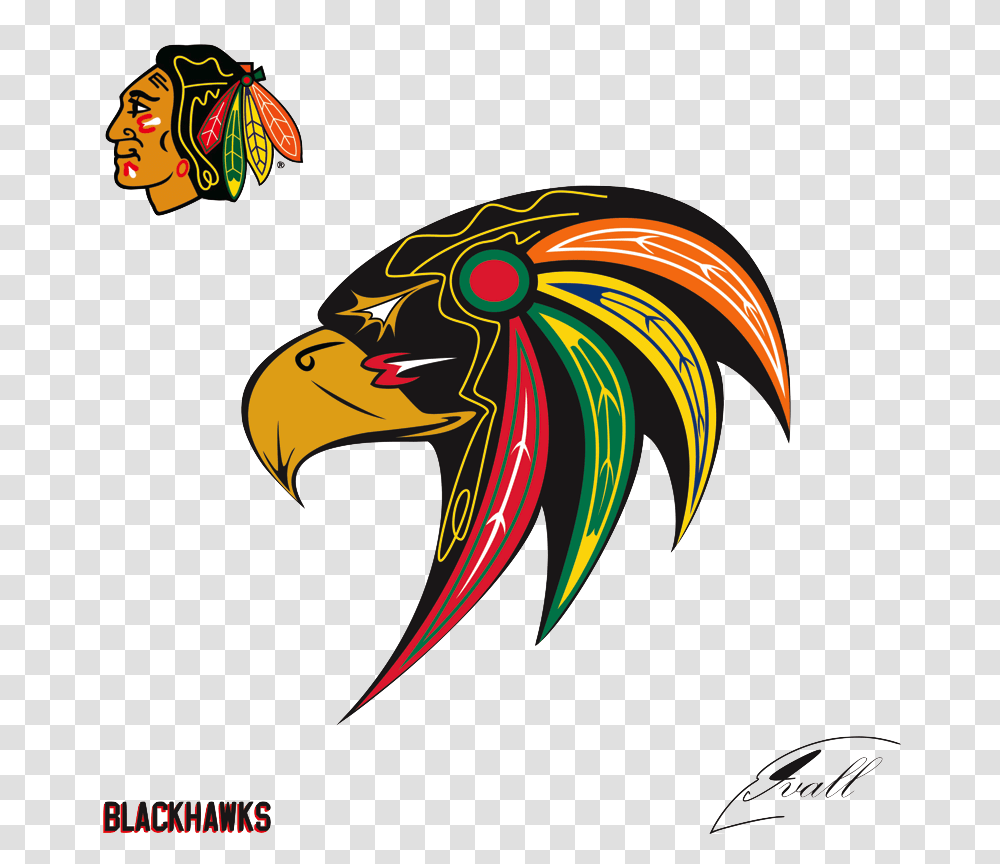 New Blackhawks Logos, Bird, Animal Transparent Png