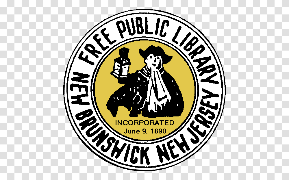 New Brunswick Free Public Library Star Of Babalon, Label, Logo Transparent Png