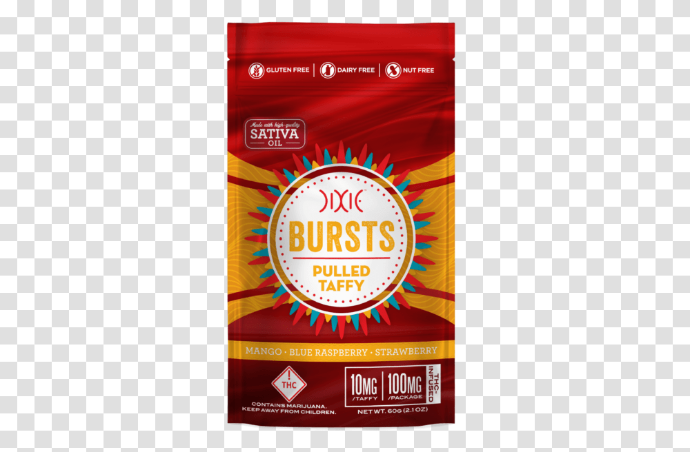 New Bursts Edible In Colorado Dixie Bursts, Poster, Advertisement, Flyer, Paper Transparent Png
