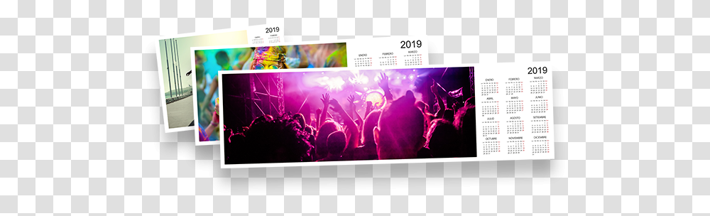 New Calendars 2019 - Photoprintme Graphic Design, Person, Club, Text, Crowd Transparent Png