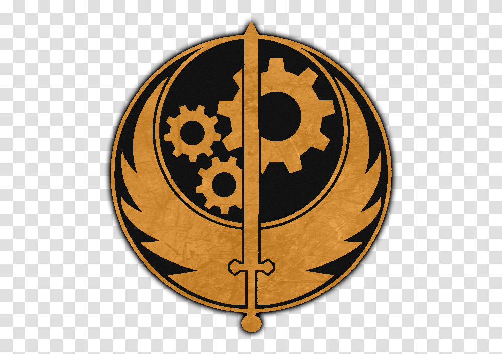 New California Wiki Fallout 4 Brotherhood Of Steel Logo, Rug, Emblem, Trademark Transparent Png