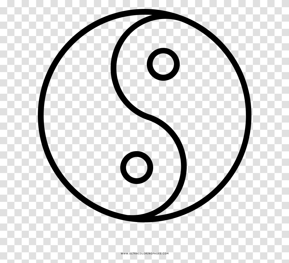 New Coloring Pages Yin Yang Coloring Pages, Gray, World Of Warcraft Transparent Png