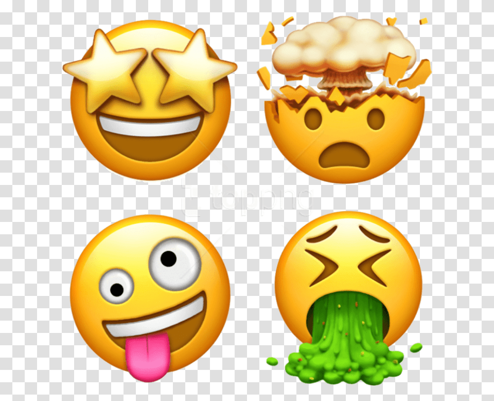New Cool Emoji Ios Clipart Emoji Iphone, Plant, Food, Produce, Vegetable Transparent Png