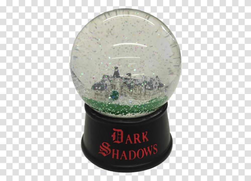 New Dark Shadows Musical Snow Globe Dark Shadows Snow Globe, Light, Birthday Cake, Sphere, Crystal Transparent Png