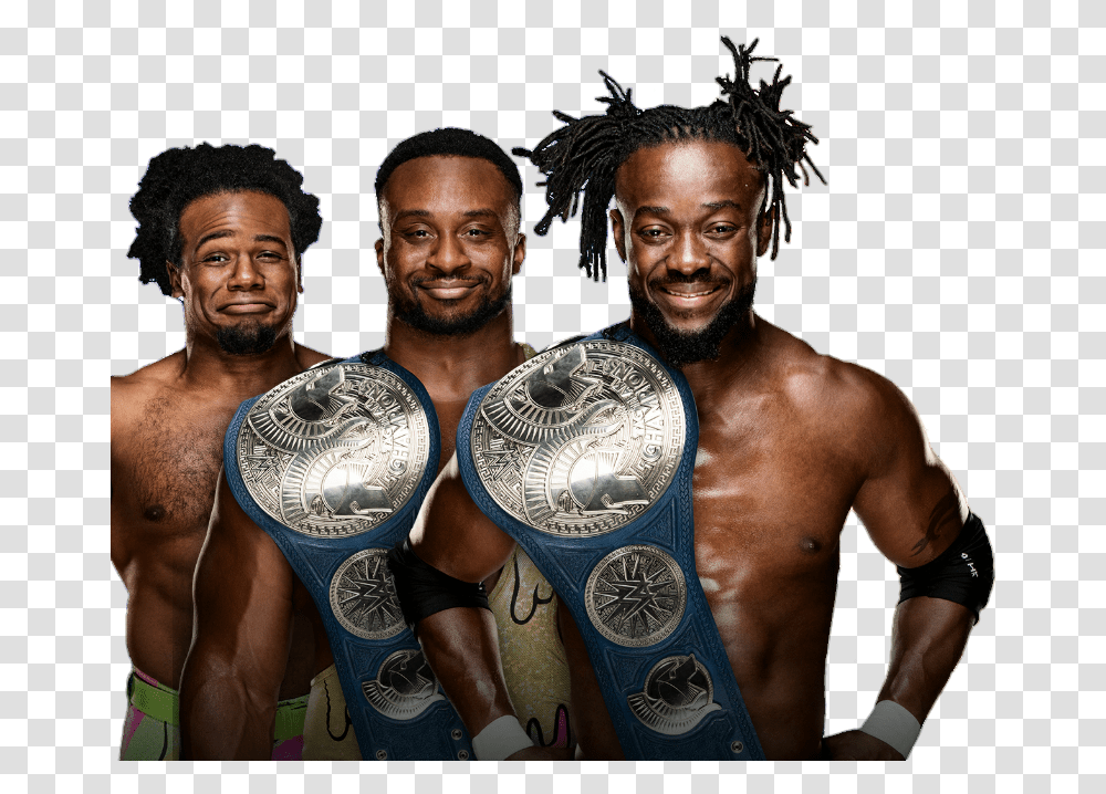 New Day Wwe Sd Tag Team Championship Usos Vs New Day Summerslam 2017, Person, Human, Skin, Face Transparent Png