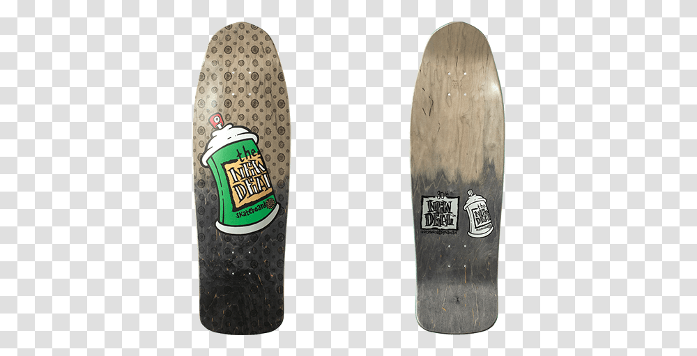 New Deal Spray Can Metallic Black Fade 975 Skateboard Deck New Deal Spray Can Deck, Sport Transparent Png