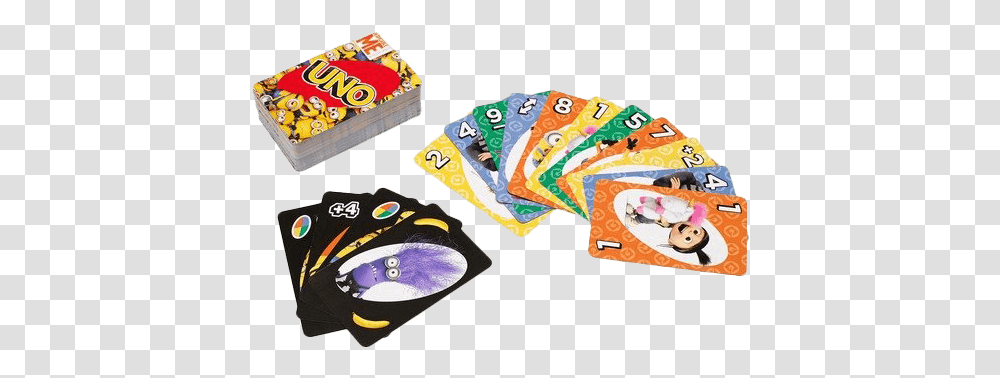 New Despicable Me Minion Uno Card Game With A Special Reglas Uno Mi Villano Favorito, Label Transparent Png