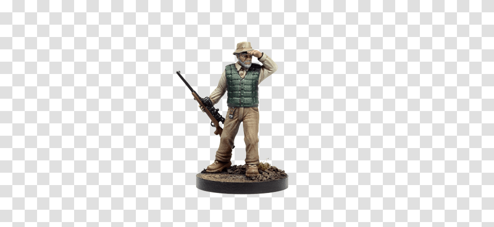 New Details For The Walking Dead All Out War Miniatures Game, Gun, Weapon, Weaponry, Person Transparent Png