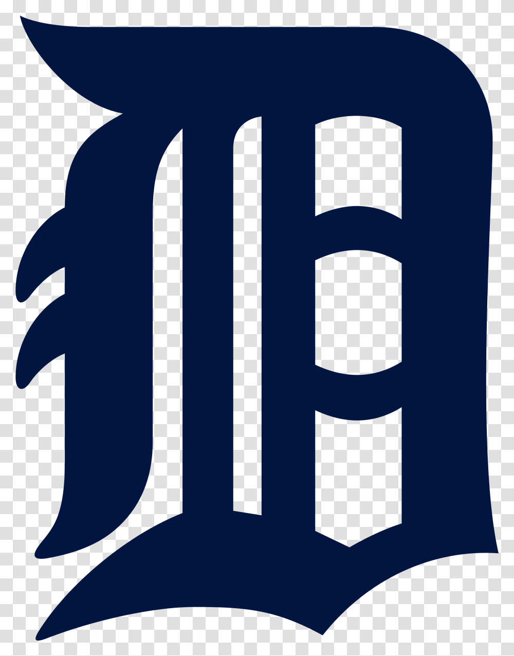 New Detroit Tigers Logo, Word, Number Transparent Png