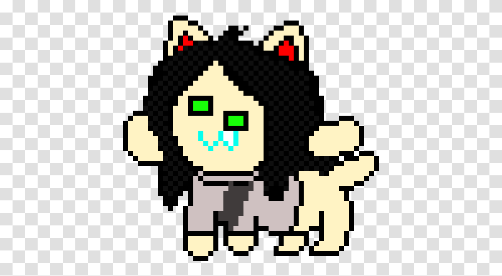 New Discord Icon Temmie Full Size Clarion Alley, Pac Man, Rug, Urban, Cross Transparent Png