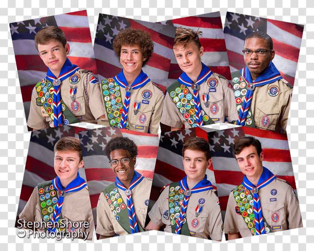 New Eagle Boy Scouts Portraits Eagle Scout Portraits, Person, Logo, Badge Transparent Png
