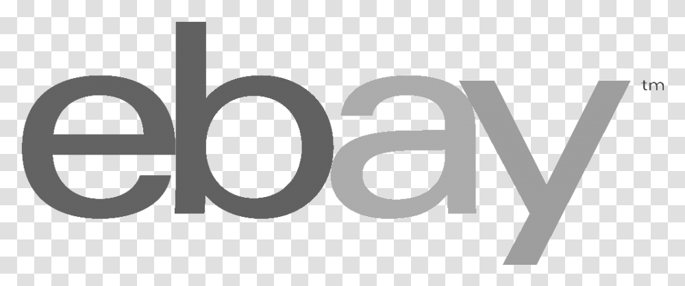 New Ebay Logo Grey, Trademark, Alphabet Transparent Png