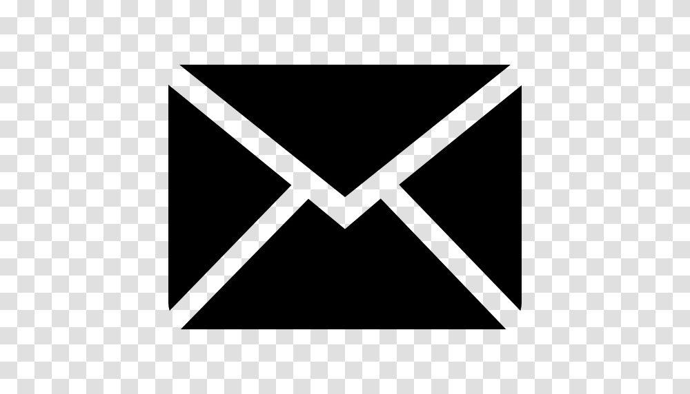 New Email Black Back Envelope Symbol Of Interface Icon Free, Gray, World Of Warcraft Transparent Png