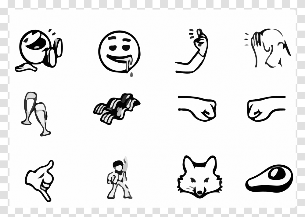 New Emoji In, Stencil, Alphabet, Antelope Transparent Png
