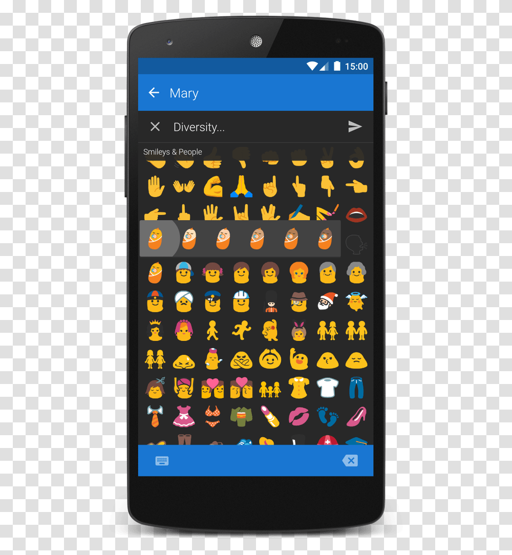 New Emojis On Android With Textra Emojis De Lg, Mobile Phone, Electronics, Cell Phone, Pac Man Transparent Png