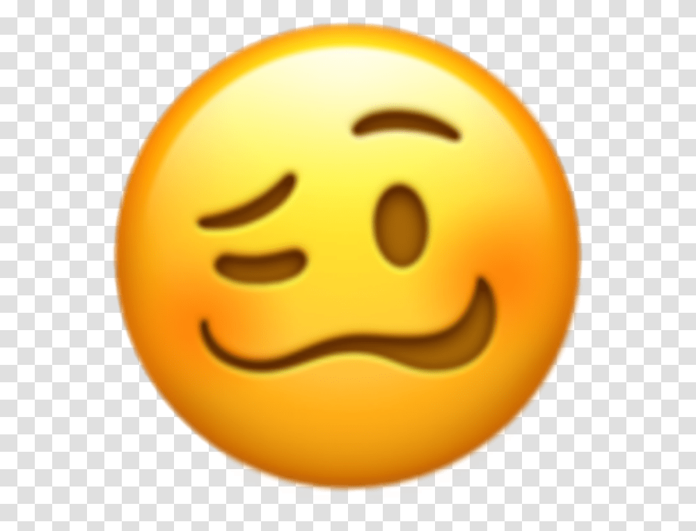 New Emojis Woozy Face, Food, Sweets, Ball, Gold Transparent Png