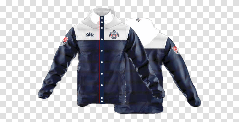 New England Free Jacks Rugby Club Jacket, Clothing, Apparel, Coat, Person Transparent Png