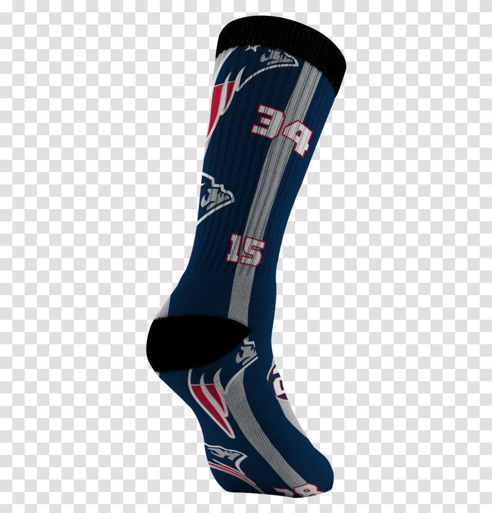 New England Patriot Football Socks Patriots Baby Tom Brady Unisex, Clothing, Apparel, Christmas Stocking, Gift Transparent Png