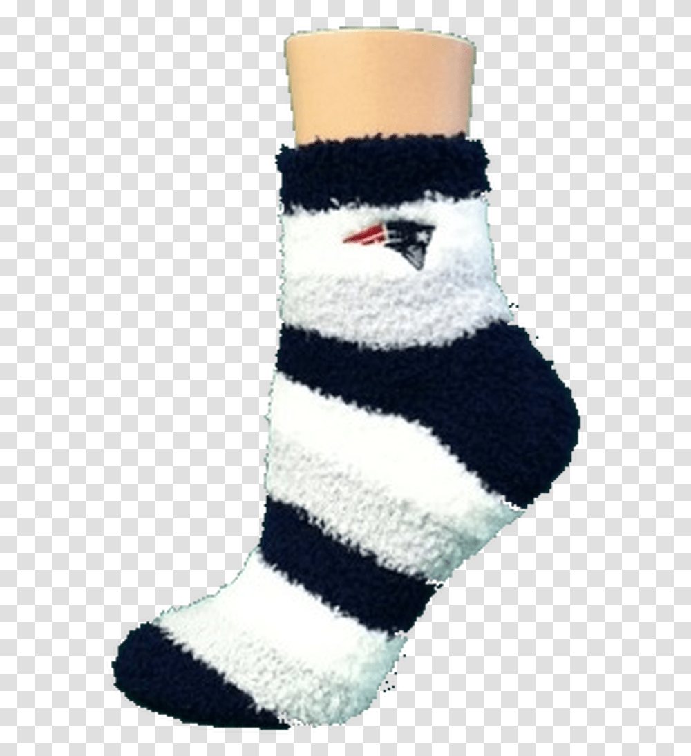 New England Patriots Fuzzy Socks Sock, Stocking, Christmas Stocking, Gift, Clothing Transparent Png