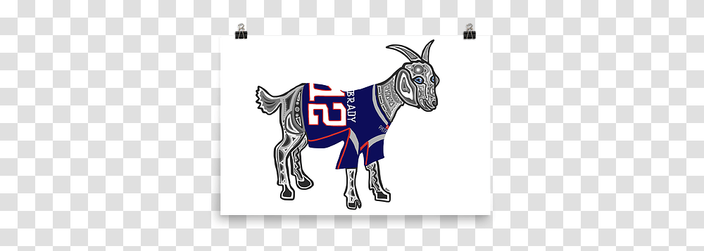 New England Patriots Goat Print Shdesign Working Animal, Mammal, Art, Wildlife, Statue Transparent Png