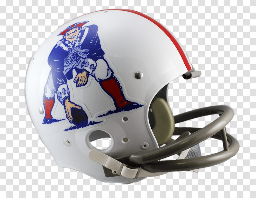 New England Patriots Helmet Old New England Patriots Helmet, Apparel, Football Helmet, American Football Transparent Png