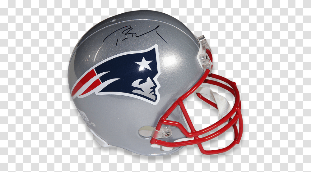 New England Patriots Helmet Randy Moss Signed Patriots Helmet, Clothing, Apparel, Football Helmet, American Football Transparent Png