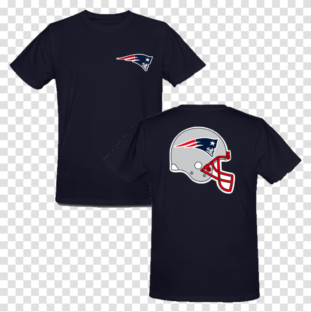 New England Patriots Majestic Nfl Helmet Logo T Shirt Seattle Seahawks, Apparel, T-Shirt, Person Transparent Png