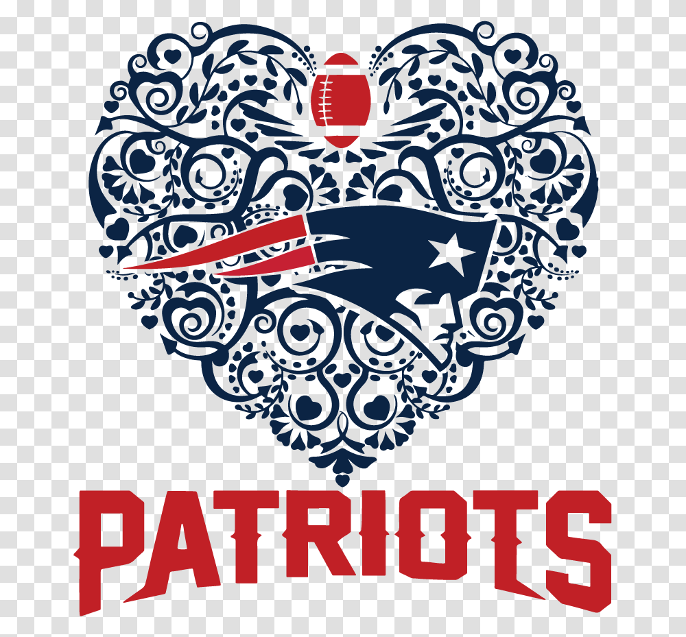 New England Patriots Svg Free, Floral Design, Pattern Transparent Png