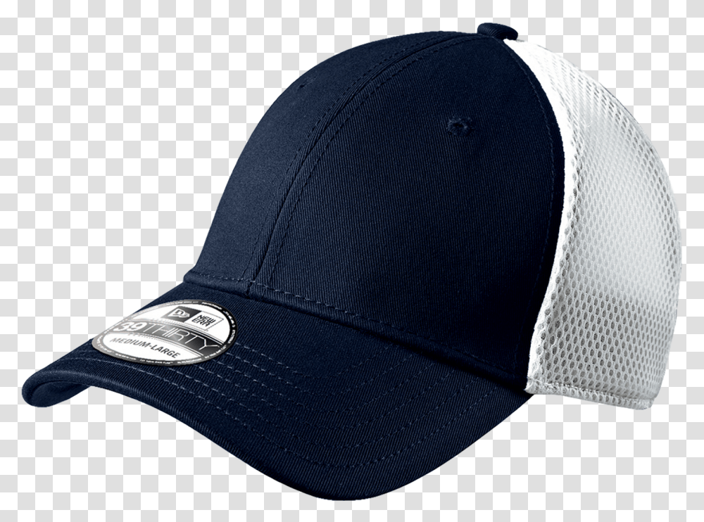 New Era 3930 Mesh Back Cap Navy White, Apparel, Baseball Cap, Hat Transparent Png