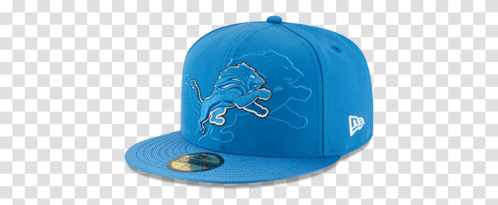 New Era Detroit Lions Blue 59fifty 2016 Official Sideline Lions Hat, Apparel, Baseball Cap Transparent Png