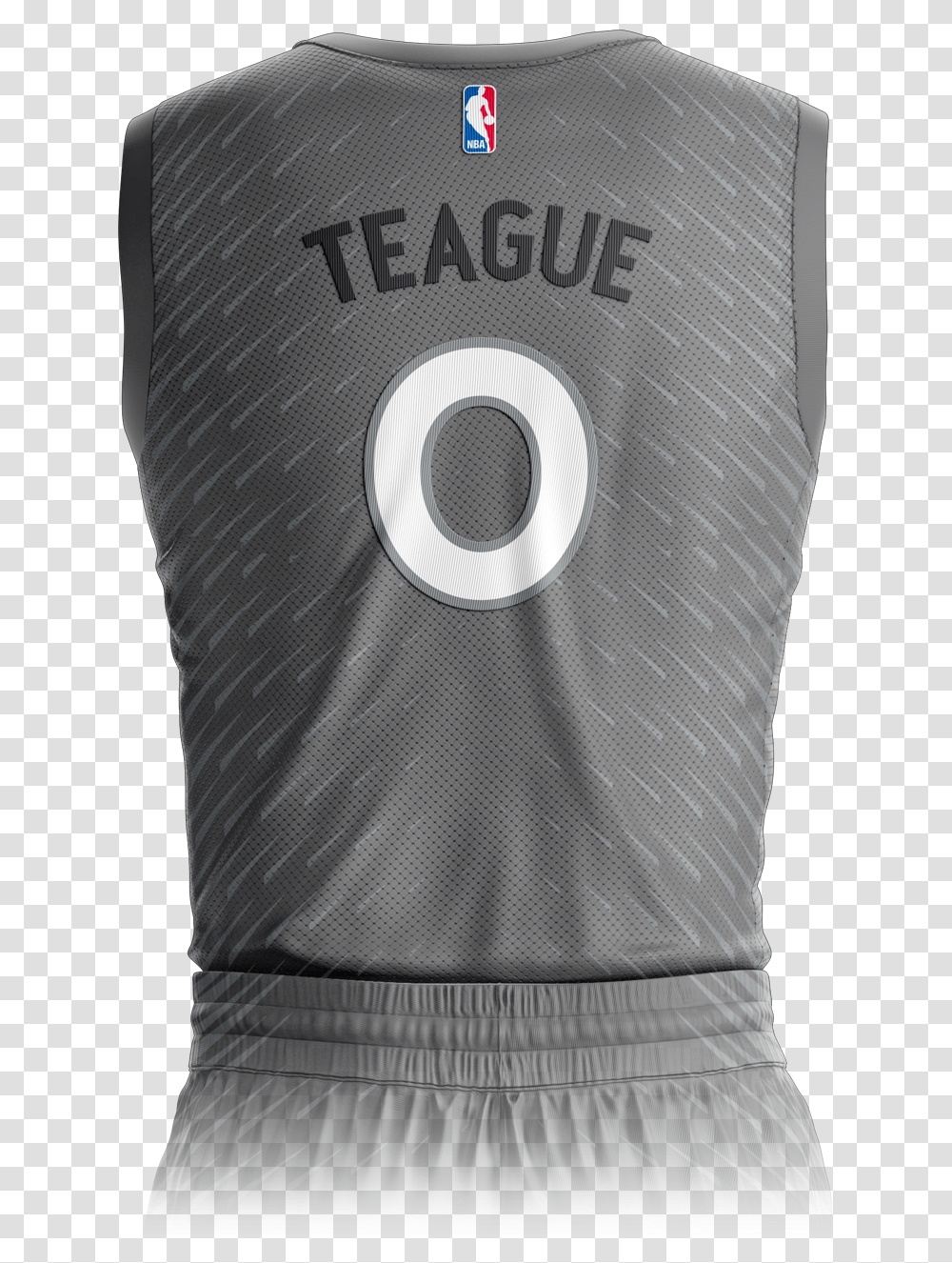 New Era Threads An In Depth Look At The New Wolves Minnesota Timberwolves Jersey Gray, Bib, Shirt, Clothing, Apparel Transparent Png