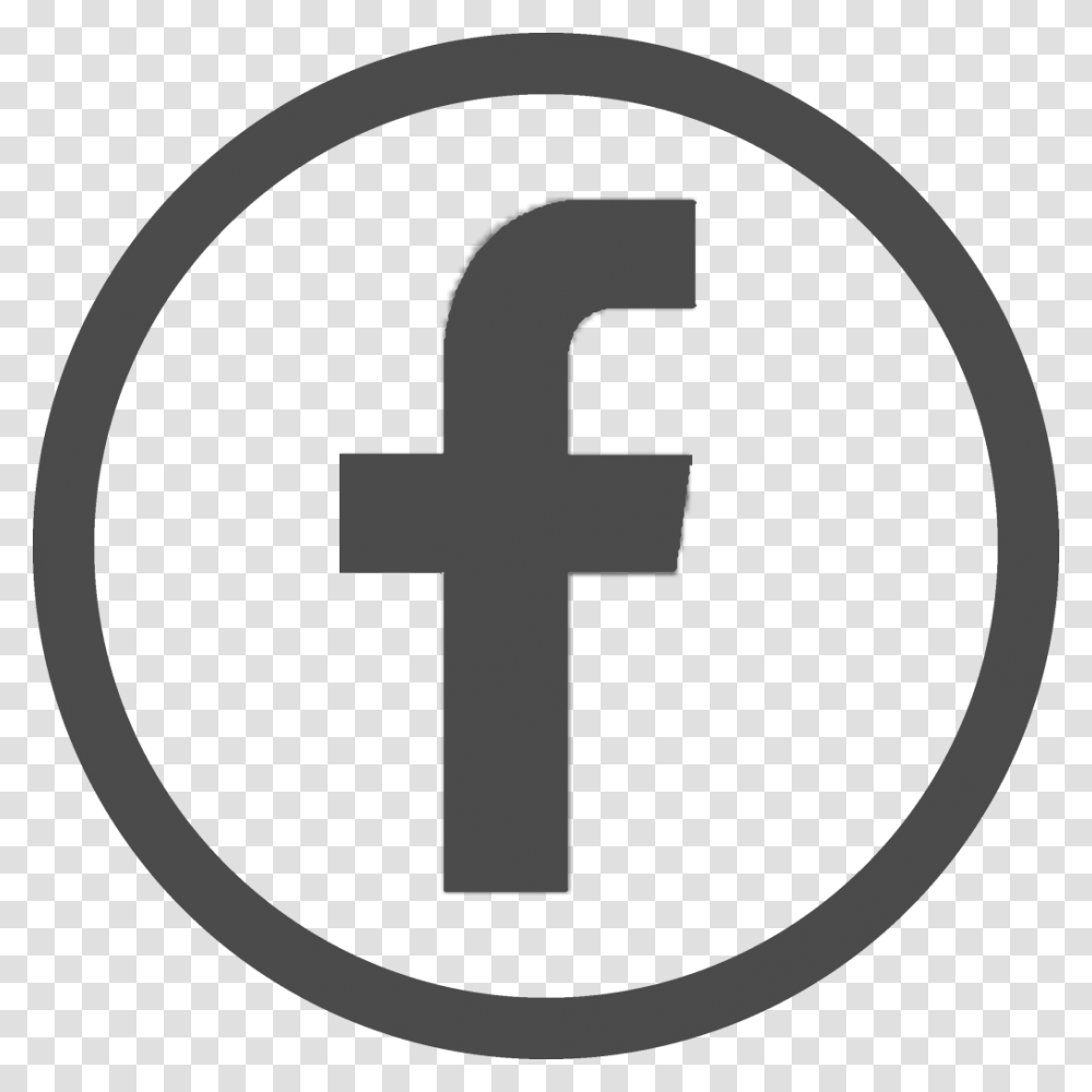 New Facebook Logo White, Number, Cross Transparent Png
