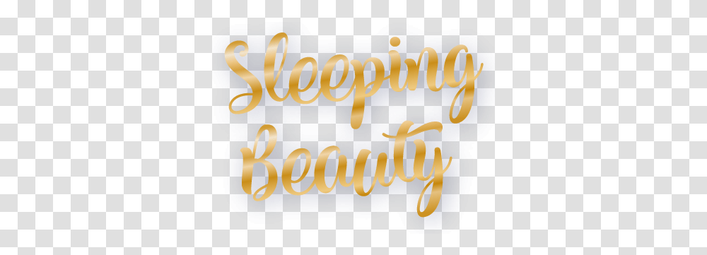 New Forest Players Sleeping Beauty Calligraphy, Text, Handwriting, Alphabet, Label Transparent Png