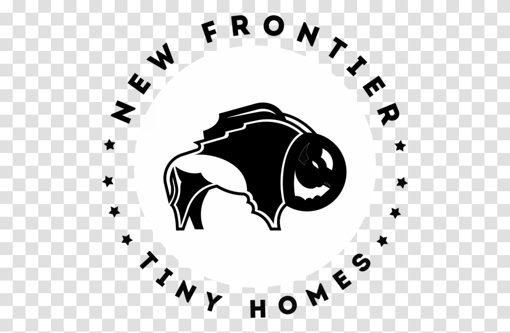 New Frontier Tiny Home Logo Bison, Stencil, Ninja Transparent Png