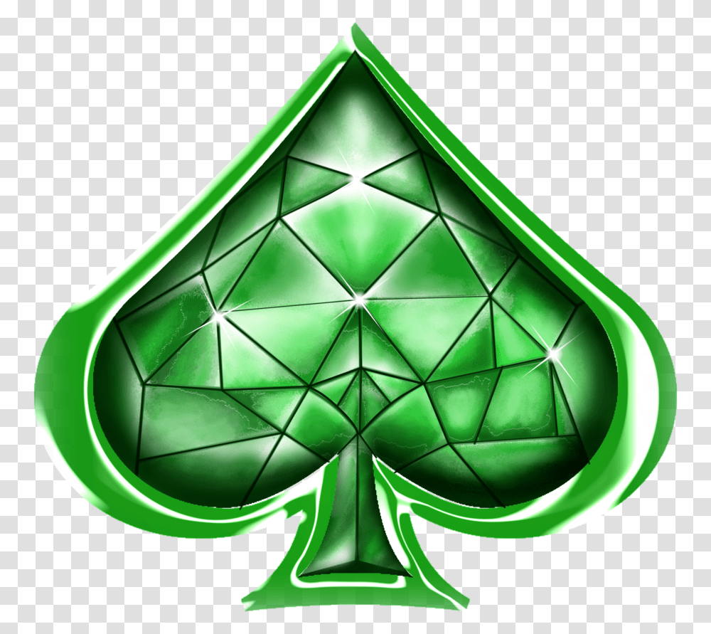 New Gallery 1 In 100 Spade, Triangle, Lamp, Green, Diamond Transparent Png