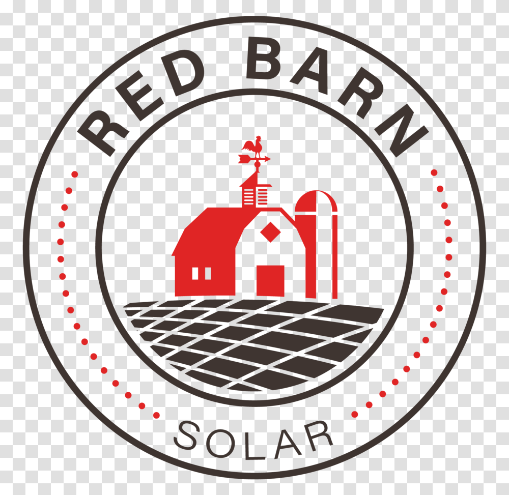 New Gallery - Red Barn Solar Circle With Line, Text, Symbol, Logo, Number Transparent Png