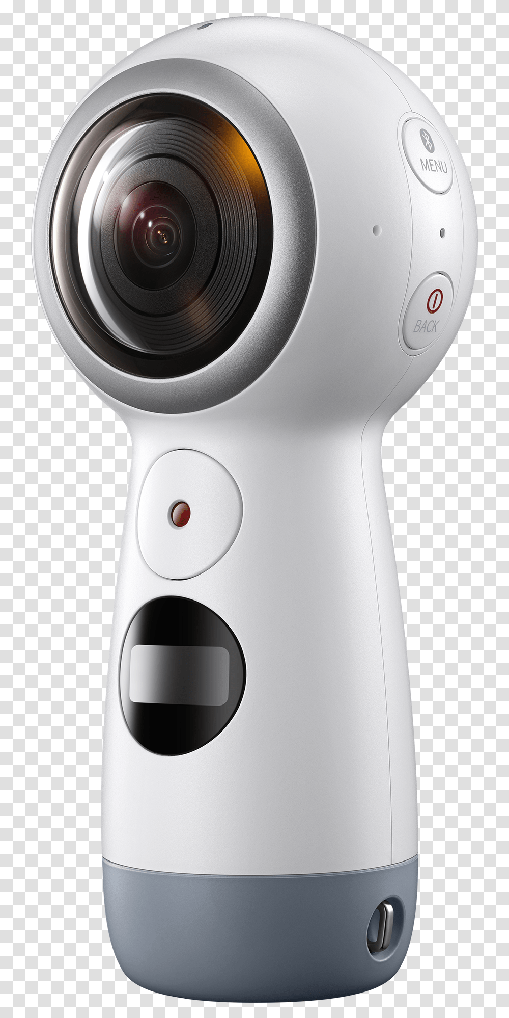 New Gear 360 Introduces True 4k Video Degree 360 Degree Samsung Camera, Blow Dryer, Appliance, Hair Drier, Electronics Transparent Png