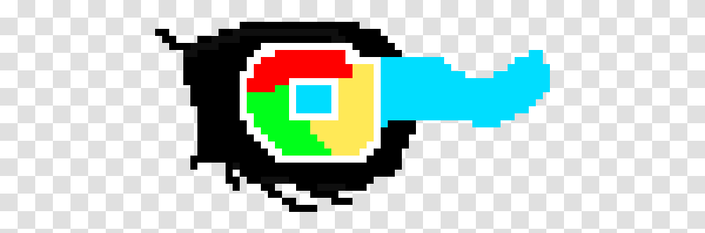 New Google Chrome Logo For 2020 Pixel Art Maker Glowing Blue Eye, First Aid, Pac Man, Symbol, Trademark Transparent Png