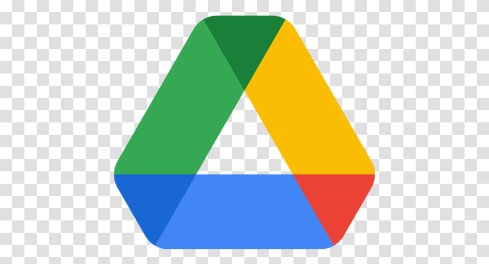 New Google Drive 2020 Color Icon Google Drive Logo, Triangle Transparent Png