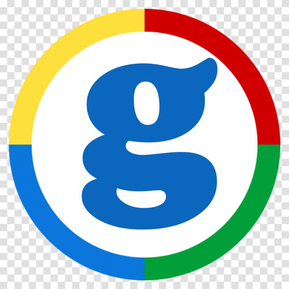 New Google Logo Circle, Number, Label Transparent Png