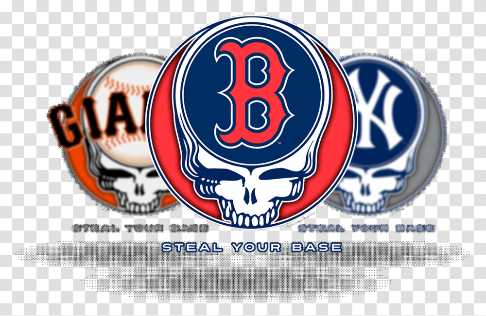 New Grateful Dead Steal Your Base Mlb Baseball Tees Emblem, Logo, Trademark, Badge Transparent Png
