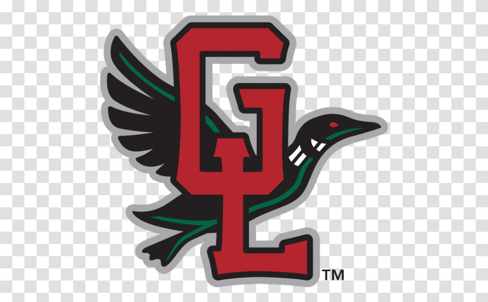New Great Lake Loons Logo Evokes Great Lakes Loons Logo, Symbol, Emblem, Text, Weapon Transparent Png